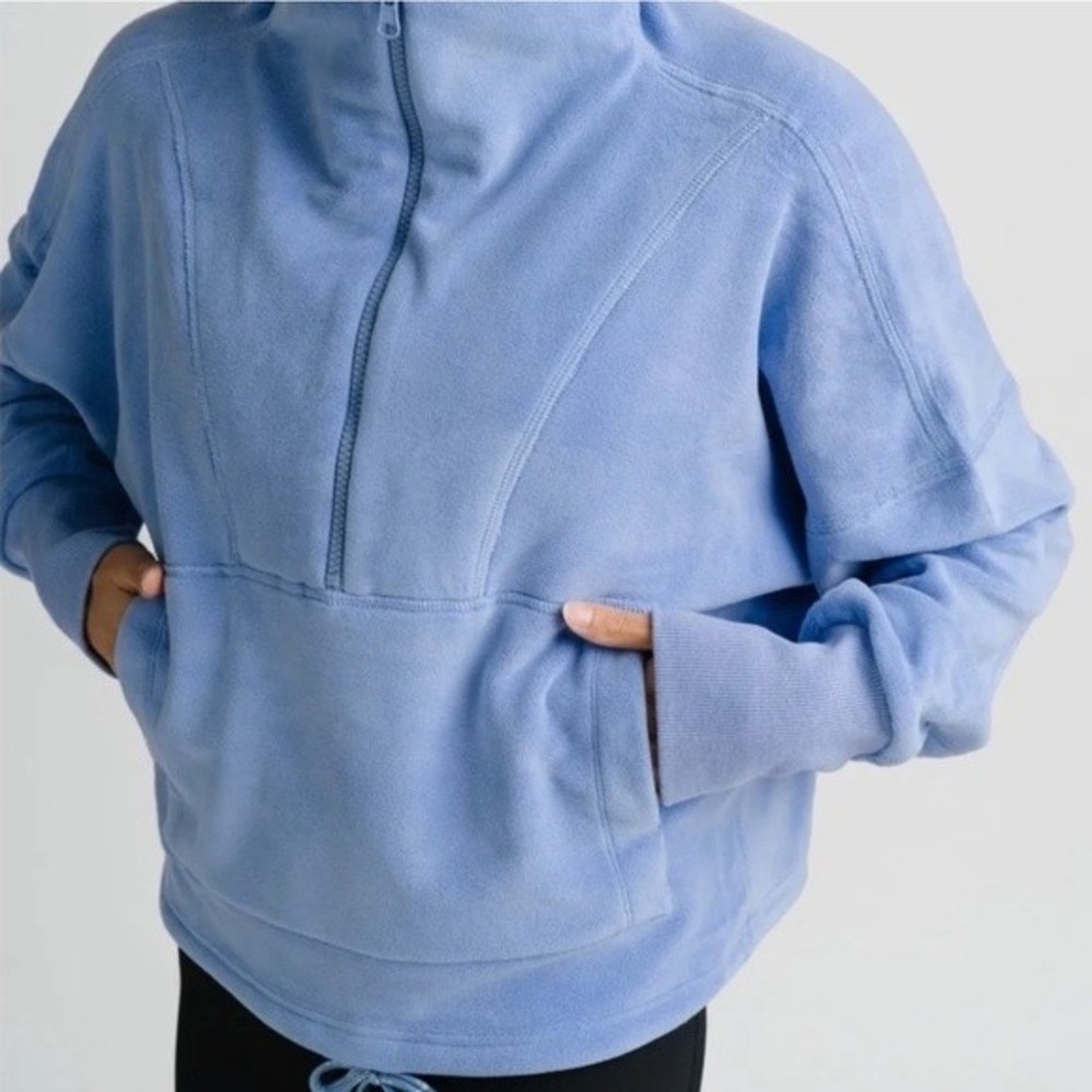 Zyia Active Grapemist Fleece Beacon Cinch Jacket - Size Large
